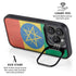 Ethiopia Flag Distressed iPhone 16 Pro Kickstand Case